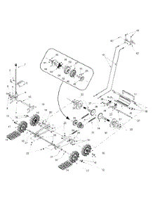 Track Assembly parts for Yard Machines Snow Thrower 31AE765F118 / 2000 from AppliancePartsPros.com