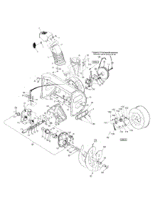 General Assembly parts for Yard Machines Snow Thrower 31AE880H352 / 1998 from AppliancePartsPros.com