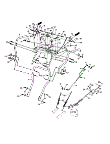 Handle Assembly parts for Yard Machines Snow Thrower 31AE880H352 / 1998 from AppliancePartsPros.com
