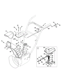 Extended Chute (Crank) parts for Yard Machines Snow Thrower 31AH64FG700 / 2012 from AppliancePartsPros.com