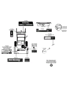 Label Map 31Ah64fg700 parts for Yard Machines Snow Thrower 31AH64FG700 / 2012 from AppliancePartsPros.com