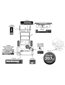 Label Map 31Ah65fh700 parts for Yard Machines Snow Thrower 31AH65FH700 / 2009 from AppliancePartsPros.com