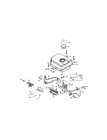 483-Su-10 Fuel Tank & Mounting parts for Yard Machines Snow Thrower 31AH65FH700 / 2010 from AppliancePartsPros.com