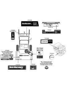 Label Map 31Ah65fh700 parts for Yard Machines Snow Thrower 31AH65FH700 / 2010 from AppliancePartsPros.com