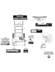 Label Map 31Am63fe752 parts for Yard Machines Snow Thrower 31AM63FE752 / 2011 from AppliancePartsPros.com