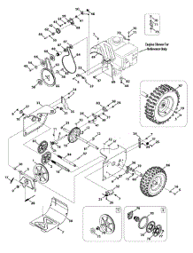 Drive System parts for Yard Machines Snow Thrower 31AM63FE752 / 2012 from AppliancePartsPros.com