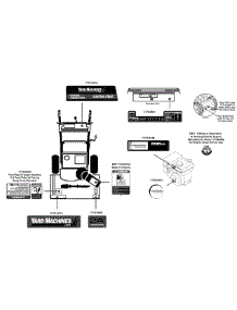Label Map 31Am63fe752 parts for Yard Machines Snow Thrower 31AM63FE752 / 2012 from AppliancePartsPros.com