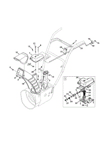 Extended Chute (Crank) parts for Yard Machines Snow Thrower 31AM63FF752 / 2014 from AppliancePartsPros.com