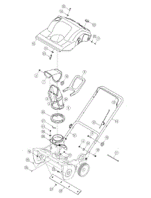 General Assembly parts for Yard Machines Snow Thrower 31AS250-800 / 2006 from AppliancePartsPros.com