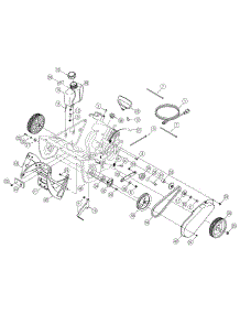Wheel Assembly parts for Yard Machines Snow Thrower 31AS250-800 / 2006 from AppliancePartsPros.com