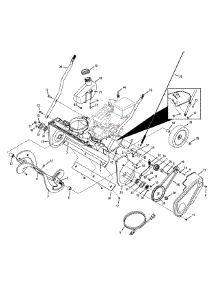 Drive System & Auger Assembly parts for Yard Machines Snow Thrower 31AS2S1E700 / 2012 from AppliancePartsPros.com