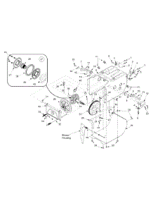 Frame parts for Yard Machines Snow Thrower 31AS611D129 / 2004 from AppliancePartsPros.com