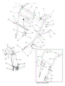Handle & Chute parts for Yard Machines Snow Thrower 31AS611D129 / 2004 from AppliancePartsPros.com