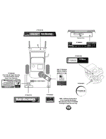 Label Map 31As62ee700 parts for Yard Machines Snow Thrower 31AS62EE700 / 2011 from AppliancePartsPros.com