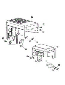 270-Sua Muffler Assembly parts for Yard Machines Snow Thrower 31AS63EF729 / 2014 from AppliancePartsPros.com