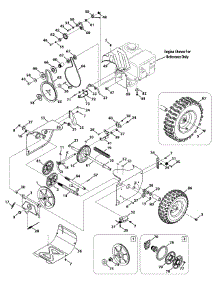 Drive System parts for Yard Machines Snow Thrower 31AS63EF729 / 2014 from AppliancePartsPros.com