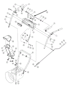 Handle Assembly parts for Yard Machines Snow Thrower 31AS6BEE700 / 2006 from AppliancePartsPros.com
