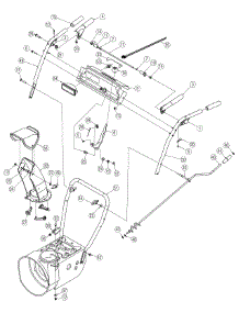 Handle Assembly parts for Yard Machines Snow Thrower 31AS6FEF700 / 2005-2 from AppliancePartsPros.com