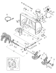 Blower Housing Assembly parts for Yard Machines Snow Thrower 31AS6LEG700 / 2006 from AppliancePartsPros.com