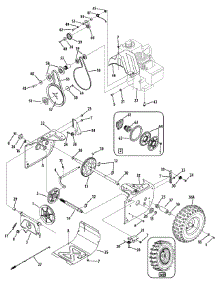 Drive System parts for Yard Machines Snow Thrower 31AS6LEG700 / 2007 from AppliancePartsPros.com
