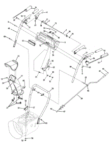 E&F Style Handle, Frame & Discharge Chute parts for Yard Machines Snow Thrower 31AS6LEG700 / 2007 from AppliancePartsPros.com