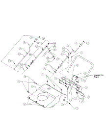 Chute Crank & Dash parts for Yard Machines Snow Thrower 31B-140-352 / 2000 from AppliancePartsPros.com