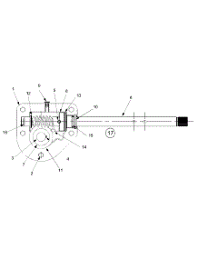 Gear Assembly parts for Yard Machines Snow Thrower 31BE642F206 / 2001 from AppliancePartsPros.com