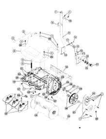 Snow Throwing Unit parts for Yard Machines Snow Thrower 31C-116-000 / 2004 from AppliancePartsPros.com