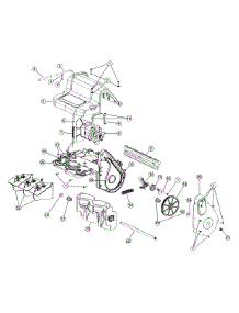 Motor / Thrower parts for Yard Machines Snow Thrower 31A-040-800 / 2005 from AppliancePartsPros.com