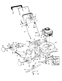 General Assembly parts for Yard-Man Push Walk-Behind Mower 11A-106C401 / 1997 from AppliancePartsPros.com