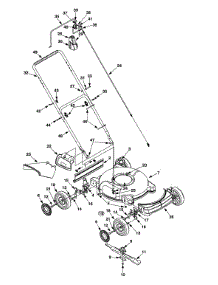 General Assembly parts for Yard-Man Push Walk-Behind Mower 11A-109T401 / 2001 from AppliancePartsPros.com