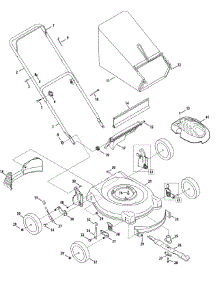 General Assembly 11A-41M9 parts for Yard-Man Push Walk-Behind Mower 11A-41M9001 / 2010 from AppliancePartsPros.com