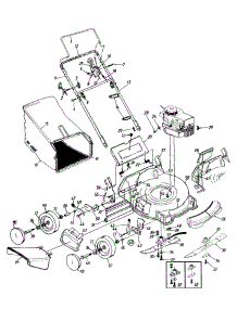 General Assembly parts for Yard-Man Push Walk-Behind Mower 11A-438D401 / 1997 from AppliancePartsPros.com