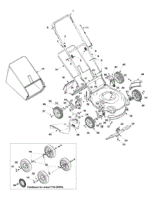 General Assembly (Steel Rear Door) parts for Yard-Man Push Walk-Behind Mower 11A-439R401 / 2003 from AppliancePartsPros.com