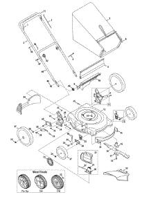 General Assembly 11A-54 parts for Yard-Man Push Walk-Behind Mower 11A-549Q001 / 2010 from AppliancePartsPros.com
