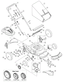 General Assembly parts for Yard-Man Push Walk-Behind Mower 11A-54MB055 / 2007 from AppliancePartsPros.com