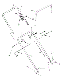 Handle Assembly parts for Yard-Man Push Walk-Behind Mower 11A-596C402 / 2002 from AppliancePartsPros.com
