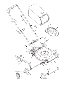 General Assembly parts for Yard-Man Push Walk-Behind Mower 11A-A19Q701 / 2013 from AppliancePartsPros.com