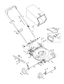 General Assembly parts for Yard-Man Push Walk-Behind Mower 11A-A22J701 / 2013 from AppliancePartsPros.com