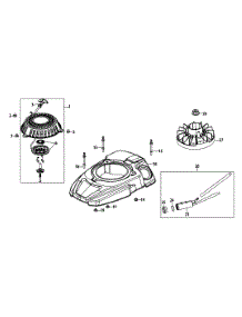 5X65ru Flywheel & Shroud parts for Yard-Man Push Walk-Behind Mower 11A-B02J701 / 2013 from AppliancePartsPros.com