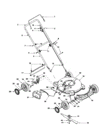 General Assembly parts for Yard-Man Push Walk-Behind Mower 11B-106C401 / 2001 from AppliancePartsPros.com