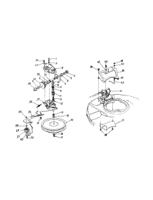Transmission Assembly parts for Yard-Man Self-Propelled Walk-Behind Mower 126-849C401 / 1996 from AppliancePartsPros.com