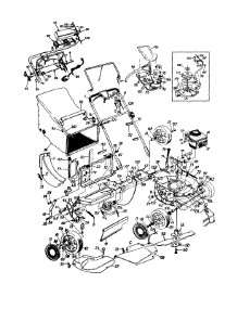 Self Propelled Mower Assembly Complete parts for Yard-Man Self-Propelled Walk-Behind Mower 126E849E401 / 1996 from AppliancePartsPros.com