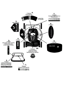 Label Map parts for Yard-Man Self-Propelled Walk-Behind Mower 12A-26MB055 / 2008 from AppliancePartsPros.com
