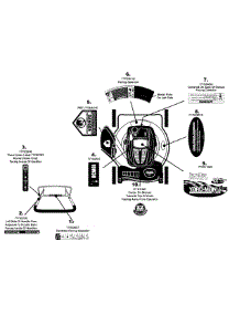 Label Map parts for Yard-Man Self-Propelled Walk-Behind Mower 12A-26MY255 / 2008 from AppliancePartsPros.com