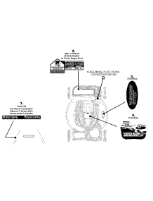 Label Map parts for Yard-Man Self-Propelled Walk-Behind Mower 12A-446M001 / 2008 from AppliancePartsPros.com