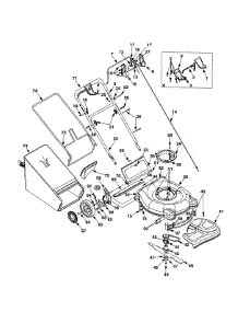 General Assembly parts for Yard-Man Self-Propelled Walk-Behind Mower 12A-449T402 / 2001 from AppliancePartsPros.com