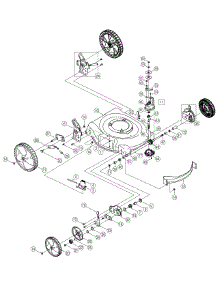 Drive And Wheels Assembly parts for Yard-Man Self-Propelled Walk-Behind Mower 12A-569Q701 / 2006 from AppliancePartsPros.com