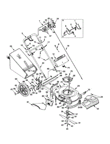 General Assembly (569T Series) parts for Yard-Man Self-Propelled Walk-Behind Mower 12A-569T401 / 2001 from AppliancePartsPros.com