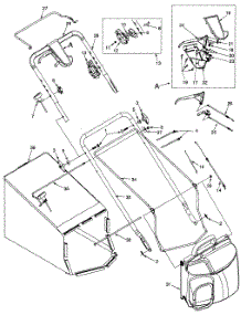 Handle Assembly (Models 959 And 979) parts for Yard-Man Self-Propelled Walk-Behind Mower 12A-959C401 / 1998 from AppliancePartsPros.com